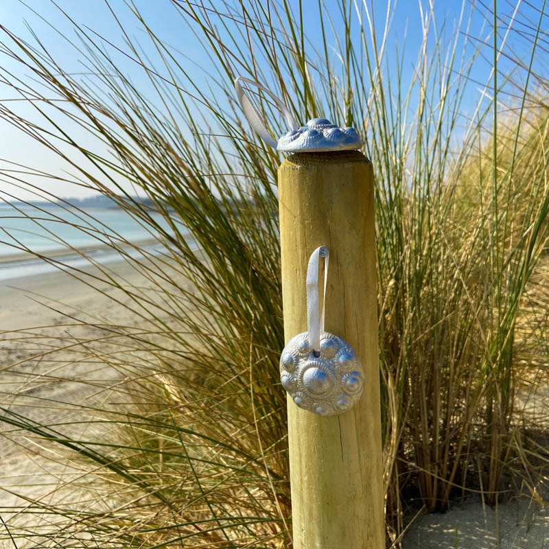 Zeeuwse knop hangknopje Ø 5cm | zilver