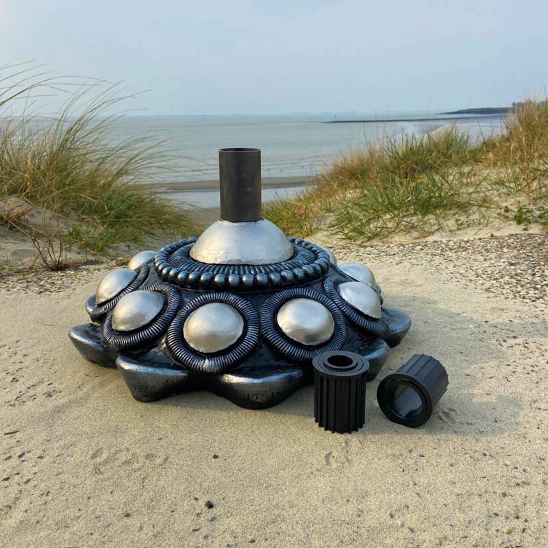Zeeuwse knop betonnen parasolvoet
