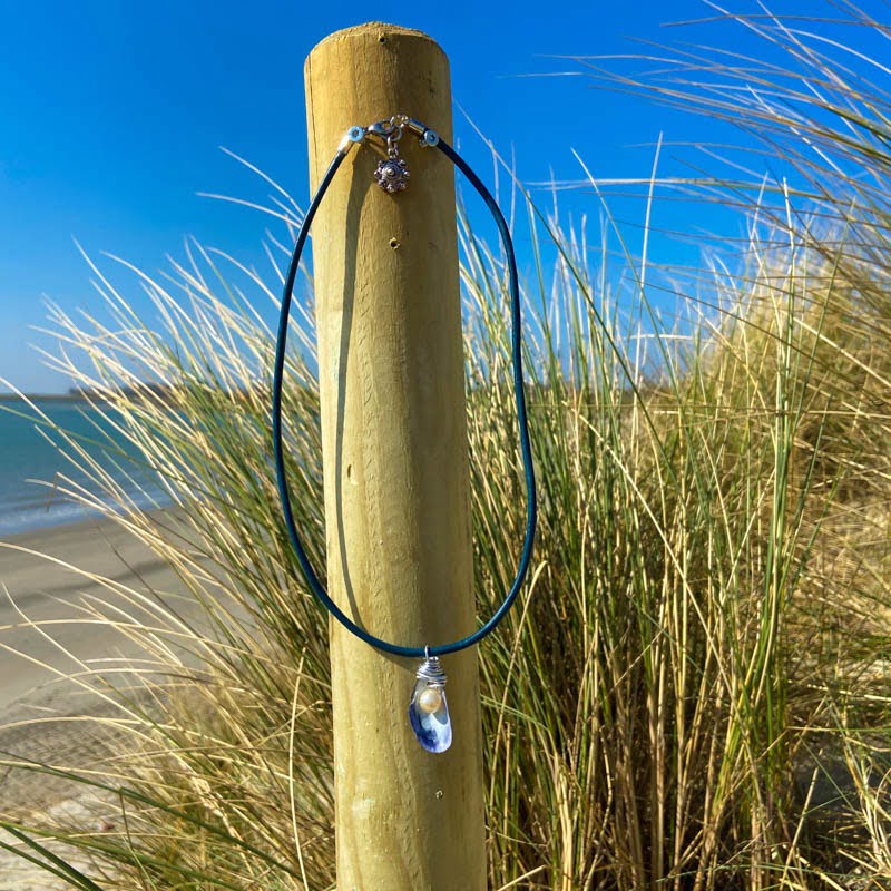 Zeeuwse mossel ketting leer ontwerp | mossel