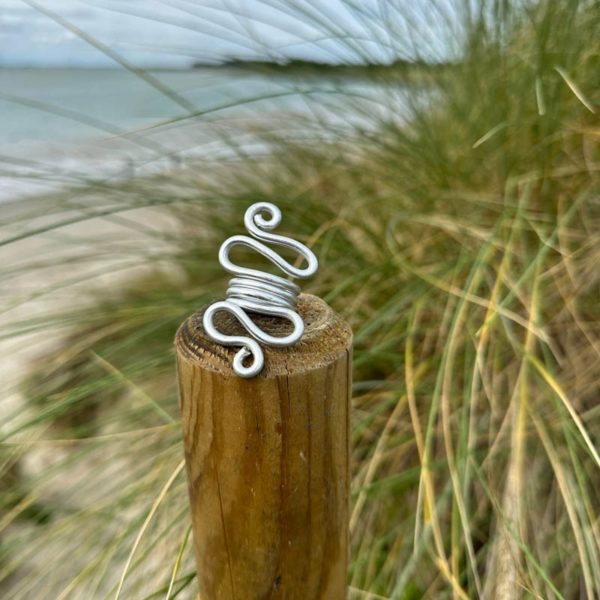 wire ring ontwerp curly